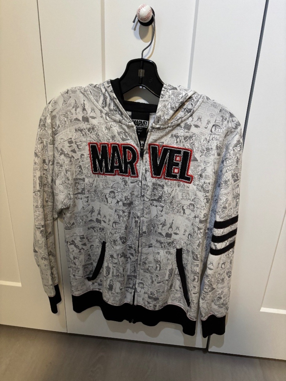 Boys Marvel Zip Up Hoodie